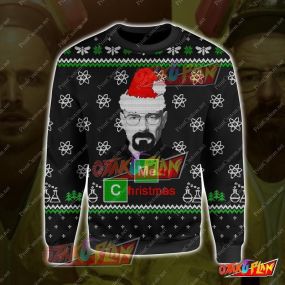 Breaking Bad Merry 3D Print Ugly Christmas Sweatshirt