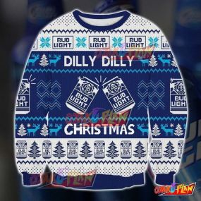 Bud Light 0110 3D Print Ugly Christmas Sweatshirt
