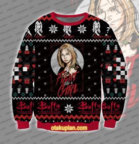 Buffy The Vampire Slayer Ugly Christmas Sweatshirt