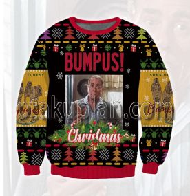 Bumpus Christmas Story 3D Printed Ugly Christmas Sweatshirt