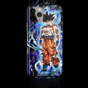 Burning Goku Tempered Glass iPhone Case 1