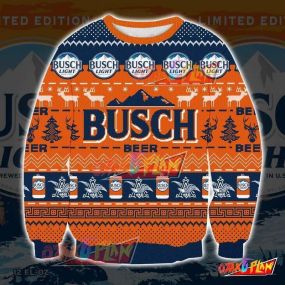Busch Buck Hunter 3D Print Ugly Christmas Sweatshirt