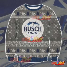 Busch Light V3 1809 3D Print Ugly Christmas Sweatshirt