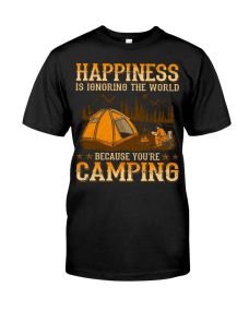 Camping - Happiness Ignore The World Shirt