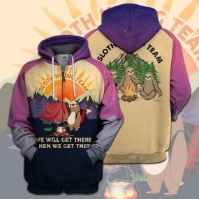 Camping all over print Hoodie / T-Shirt