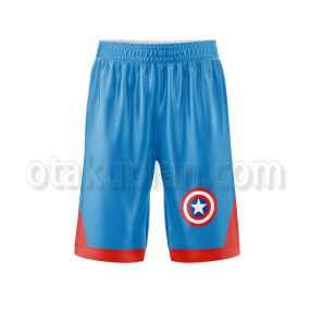 Captain America Earth 616 Basketball Shorts
