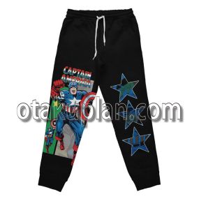 Captain Hero Steven Rogers Earth 616 Streetwear Sweatpants