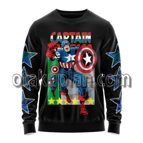 Captain Hero Steven Rogers Earth 616 Streetwear Sweatshirt