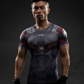 Captain Falcon Short Sleeve Compression Shirt For Men