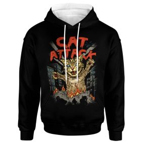 Cat Attack Hoodie / T-Shirt