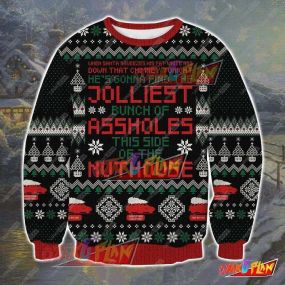 Christmas New Year Winter Vacation 0711 3D Print Ugly Christmas Sweatshirt