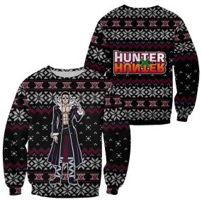 Chrollo Lucilfer Ugly Christmas Sweater Hunter X Hunter Hoodie Shirt