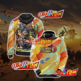Clash of Clans New Unisex 3D Hoodie