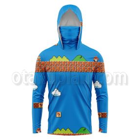 Classic Game Screen Masked Hoodie