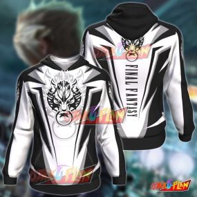 Cloudy Wolf Final Fantasy All Over Print Pullover Hoodie P