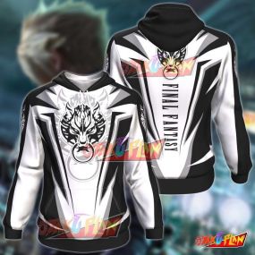 Cloudy Wolf Final Fantasy All Over Print Pullover Hoodie