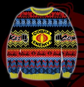 Cobra Commander GI Joe 3D Print Ugly Christmas Sweatshirt