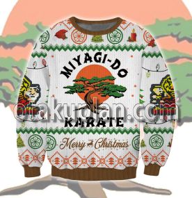 Cobra Kai White 3d Printed Ugly Christmas Sweater