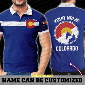 Colorado Custom Name Polo Shirt