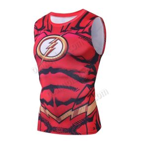 Comic Style Barry Allen Compression Tank Top