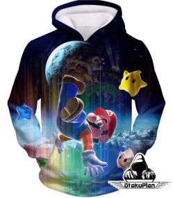 Cool Super Mario 3D World Awesome Graphic Promo Hoodie Mario010