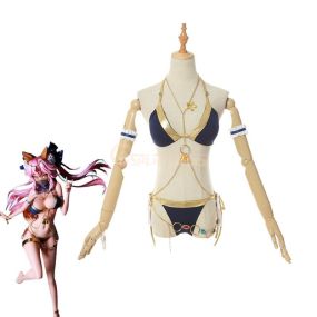 Anime FGO FateGrand Order Tamamo no Mae Swimsuit Cosplay Costumes