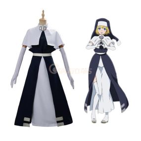 Anime Fire Force Iris Sister Suit Cosplay Costume