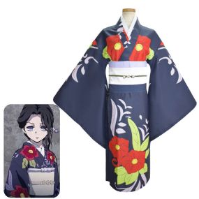 Anime Demon Slayer Tamayo Kimono Cosplay Costumes