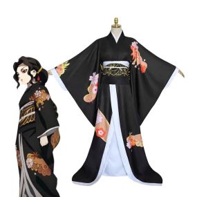 Anime Demon Slayer Kibutsuji Muzan kimono Woman Uniform Halloween Cosplay Costumes