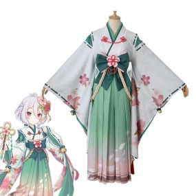 Anime Princess Connect! ReDive Kokoro Natsume Kimono Cosplay Costumes
