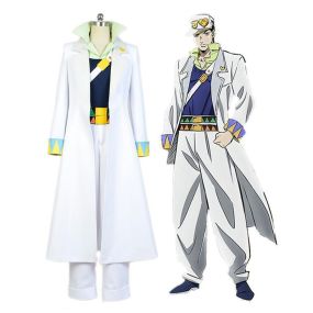 Anime Bizarre Adventure Kujo Jotaro Star Platinum Cosplay Costume