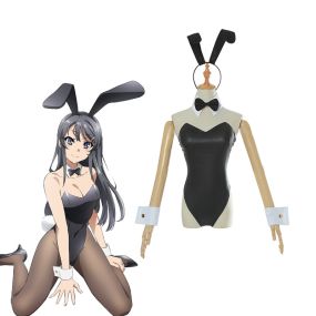 Anime Rascal Does Not Dream of Bunny Girl Senpai Mai Sakurajima Bunny Girl Jumpsuits Cosplay Costumes