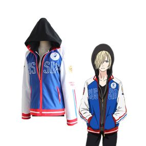 Anime Yuri on Ice Yuri Plisetsky Jacket Suit Cosplay Costume