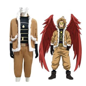 Anime MHA Wing Hero Hawks Keigo Takami Cosplay Costume