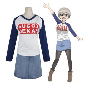 Anime Uzaki-chan Wants to Hang Out Hana Uzaki Outfits Cosplay Costume
