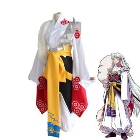 Anime Inuyasha Sesshoumaru Cosplay Costume