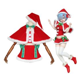Anime ReZero Starting Life in Another World Rem Christmas Outfits Cosplay Costume