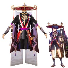 Game Genshin Impact Scaramouche Fullsuit Cosplay Costumes