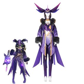 Game Genshin Impact Fatui Electro Cicin Mage Fullsuit Cosplay Costumes