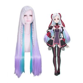 Anime SAO Sword Art Online Ordinal Scale Yuna Long Mixed Purple Cosplay Wigs