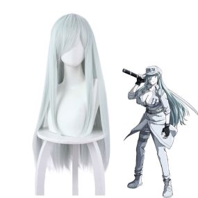 Anime Cells at Work! Black White Blood Cells Female 80cm Long Cosplay Wigs