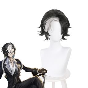 Game Identity V Ruth & Inference D.M The Man of Desires Black White Cosplay Wigs