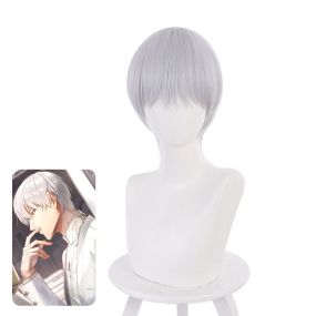 Game Light and Night Sariel Silver Gray Short Cosplay Wigs