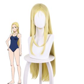 Anime Summer Time Rendering Ushio Kofune Cream Blonde Cosplay Wigs