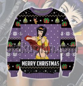 Cowboy Bebop Faye Valentine 3D Printed Ugly Christmas Sweater