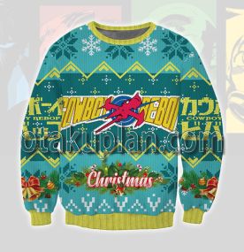 Cowboy Bebop Logo 3d Printed Ugly Christmas Sweatshirt