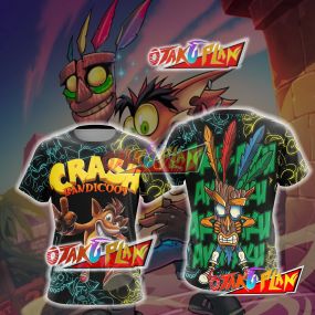 Crash Bandicoot New Unisex 3D T-shirt