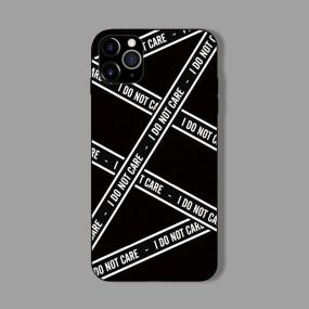 Creative Hand Drawing Simplicity Tempered Glass iPhone Case