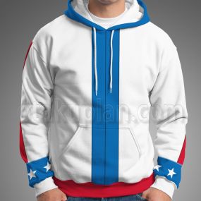Creed Creed Adonis Johnson White Red Boxing Robe Cosplay Hoodie