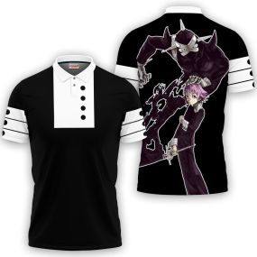 Crona Gorgon Soul Eater Anime Polo Shirts